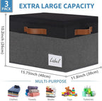 GhvyenntteS Extra Large Storage Bins - Image 3