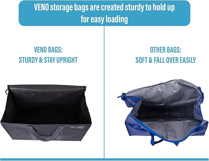 VENO 8 Pack Moving Bags, Heavy Duty, Moving Boxes Alternative, Packing Storage - Image 4