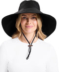 Solbari Women’s Ultra-Wide Cotton Linen Sun Hat UPF 50+, Adjustable by Solbari