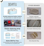 BOYATU Travel Makeup Bag Organizer Cosmetic Bag: 3 Pcs Set Make up Bags - Image 2