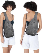WATERFLY Crossbody Sling Backpack Sling Bag Travel Hiking Chest Bag Daypack - Image 6