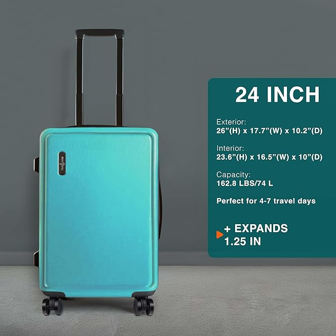 Luggage Sets 2 Piece, 24 Inch Suitcase and 28 Inch Luggage - Image 2