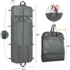 Zilink 60" Long Garment Bags for Travel Waterproof Dress Bags for Gowns Hanging - Image 2