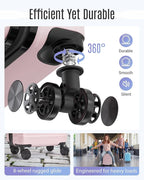 LIGHT FLIGHT Luggage Sets, 3 Piece Durable Suitcase Set - Image 4
