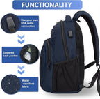 LARIPOP Travel Laptop Backpack, 15.6 Inch Business Laptop backpack - Image 3