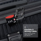 pack all TSA Approved Cable Luggage Locks, 3 Digit Combination Padlocks - Image 3