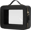 Popvibe Clear Makeup Bag Travel Cosmetic Case Transparent Toiletry Bag by POPVIBE
