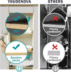 YOUDENOVA Hanging Closet Organizer, 4-Shelf Closet Hanging Storage Shelves - Image 6