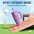 24 oz Insulated Tumbler for Kids: Spill-Proof, 2-in-1 Straw Lid, Cold for 26 Hrs - Image 6