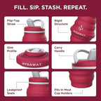 HYDAWAY 25oz Collapsible Water Bottle - Image 4