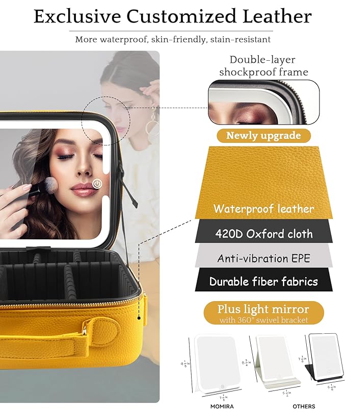 MOMIRA Travel Makeup Bag Cosmetic Bag - Image 2