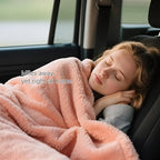 Melissa Large Travel Blanket and Inflatable Pillow Set - Image 3