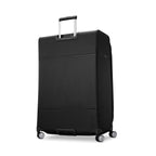 UpLIFT Lightweight Large Checked Softside Luggage with Spinner Wheels (Large Checked / Black)