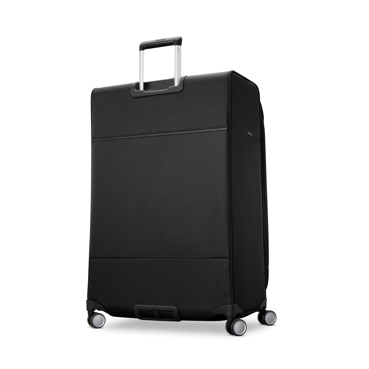 UpLIFT Lightweight Large Checked Softside Luggage with Spinner Wheels (Large Checked / Black)