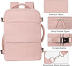 Travel Backpack for Women Men, Travel Laptop Backpack w/USB Charging Port - Image 5