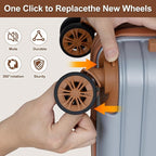 Romswi Luggage Sets 2 Piece 22In, Expandable 22x14x9 Carry On Luggage - Image 6