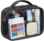 BAGSMART Clear TSA-Approved Toiletry Bag, Large Opening Quart Sized Makeup Bag by BAGSMART