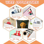 Cosmetic Bags Travel Makeup Toilet Case Waterproof Pouch for Women Girls 6.7X9.45inches - The Serene Allure of A Dog in AJungle Scene