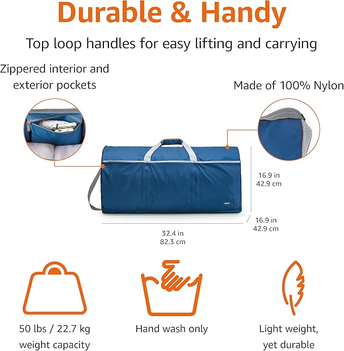 Amazon Basics 32" Extra Large Foldable Duffle Bag - Image 2