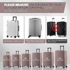 Travel Luggage Cover Suitcase Protector Scratch-Resistant Fit 19-31 Inch - Image 4