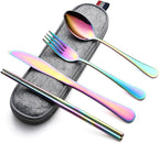 DEVICO Camping Utensils, Portable Travel Utensils by DEVICO