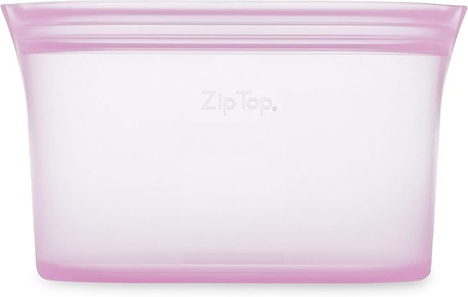 Zip Top Reusable Food Storage Bags | Large Dish | Silicone Meal Prep Container - Image 2