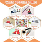 Cosmetic Bags Travel Makeup Toilet Case Waterproof Pouch for Women Girls 6.7X9.45inches - Whimsical Flower - Bird - Butterfly World