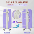 Merax Suitcase Set 24 inches Expandable Luggage - Image 7
