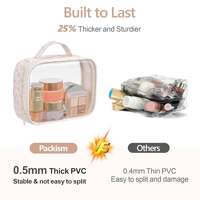 PACKISM Clear Makeup Bag - Image 6
