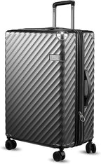LUGGEX Luggage with Spinner Wheels, Polycarbonate Expandable Hard Shell Suitcase by LuggeXLUGGAGE