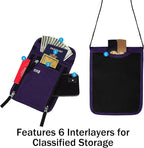 Travel Pouch Neck Wallet Family Passport Holder Organizer Case - Image 4