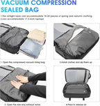 Vacuum Backpack for Men, 50L Expandable Compression Backpack - Image 4