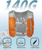 Running Hydration Vest with a 2L Water Bladder, Hydration Pack Lightweight - Image 4