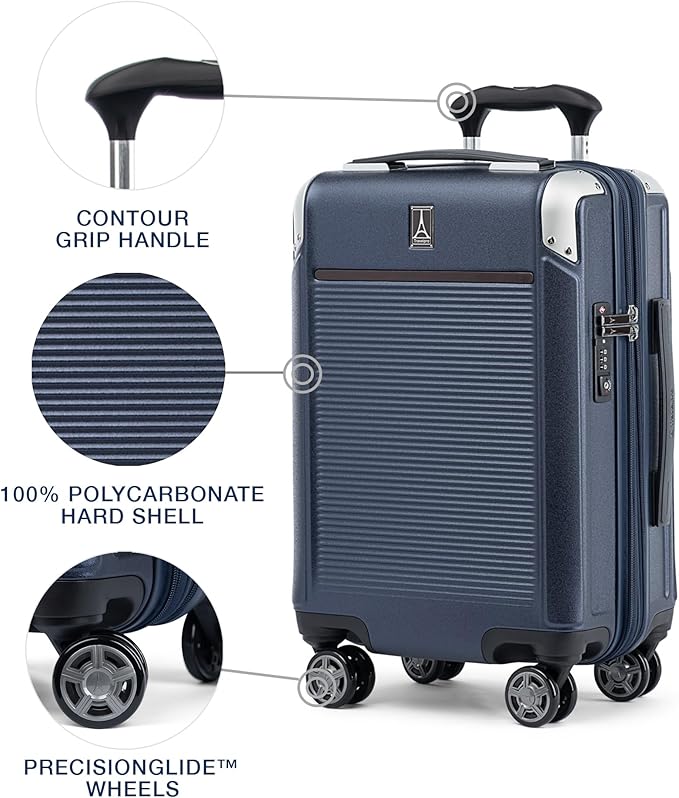 Travelpro Platinum Elite Hardside Expandable Carry on Luggage, 8 Wheel Spinner - Image 4