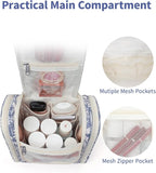 Narwey Small Hanging Toiletry Bag Women Travel Makeup Bag Organizer Toiletries - Image 3