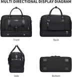 WITZMAN Weekender Bags for Men Women Carry On Duffle Overnight Bag - Image 8