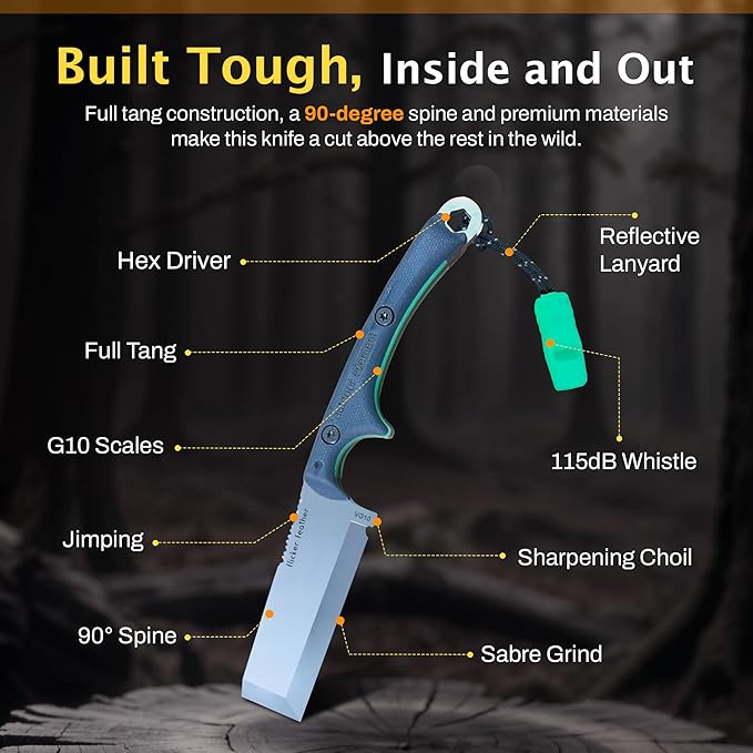 OUTDOOR ELEMENT Flicker Feather Knife Wise Owl GLOW - Image 5
