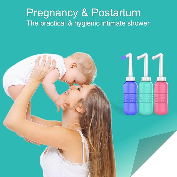 2pcs Portable Bidet Travel Bidet Bottle 450ml Peri Bottle - Image 4