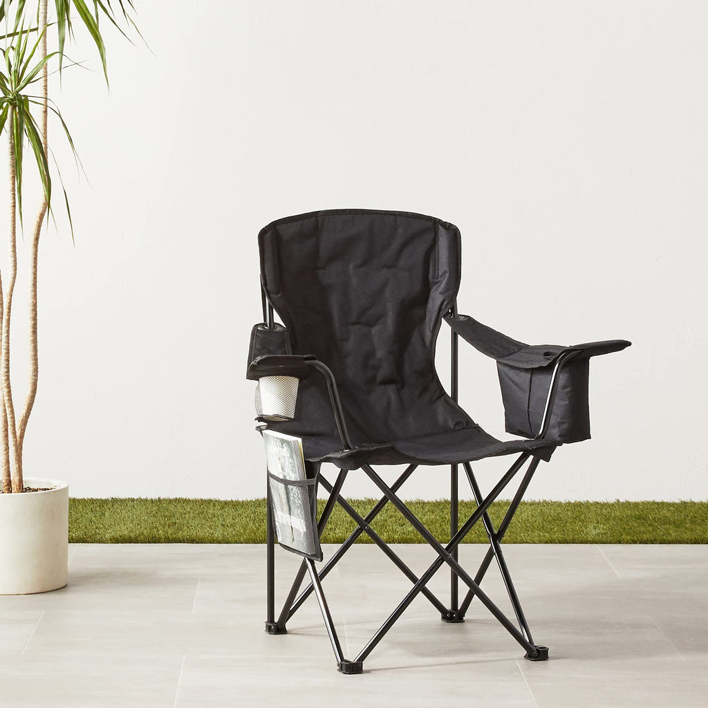 Portable Camping Chair with 4 (Large, Padded)