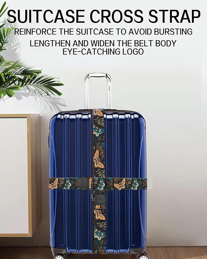 Luggage Straps for Suitcases, Adjustable Travel Belt, Durable Wide Luggage Strap - Image 6