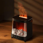 Essential Oil Diffuser for Home, Bedroom Humidifiers, Air Scent Aroma Aromatherapy Ultrasonic Machine Timer Small Mini difusor de Aromas para casa Living Room Office Decor Gifts Fireplace Aurora