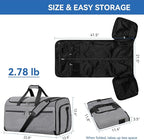 Carry on Garment Bag for Travel, Bukere Convertible Travel Duffel Suit - Image 2