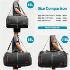 Canway 65L Travel Duffel Bag, Foldable Weekender Bag - Image 2