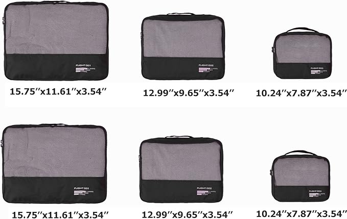 Packing Cubes Set Travel Luggage Organizers Suitcase Lightweight Accessories - Image 2