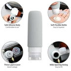 16 Pack Travel Bottles for Toiletries, Large 6oz Silicone Travel Containers jar - Image 4