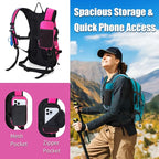 Hydration Backpack Pack with 2L Water Bladder 18L Hiking Backpack Women Men - Image 4