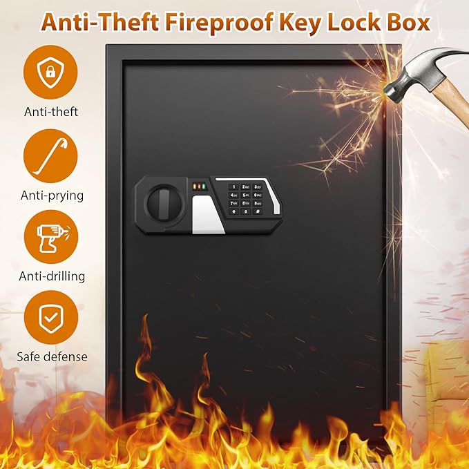 144 Keys Fireproof Cabinet Safe - Image 9