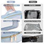 PACKISM Floral Texture Lace TSA Approved Toiletry Bag - Image 5
