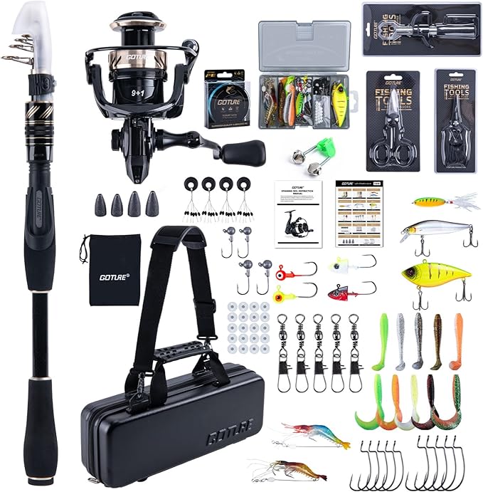 Goture Fishing Rod and Reel Combo by Goture