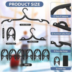 36 Pcs Travel Hangers Portable Foldable Travel Hanger Organizer, Plastic Cruise - Image 2